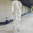 Modest Pleated Skirt Dress for Middle East Women
