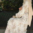 Modest Pleated Skirt Dress for Middle East Women