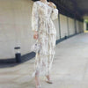 Modest Pleated Skirt Dress for Middle East Women