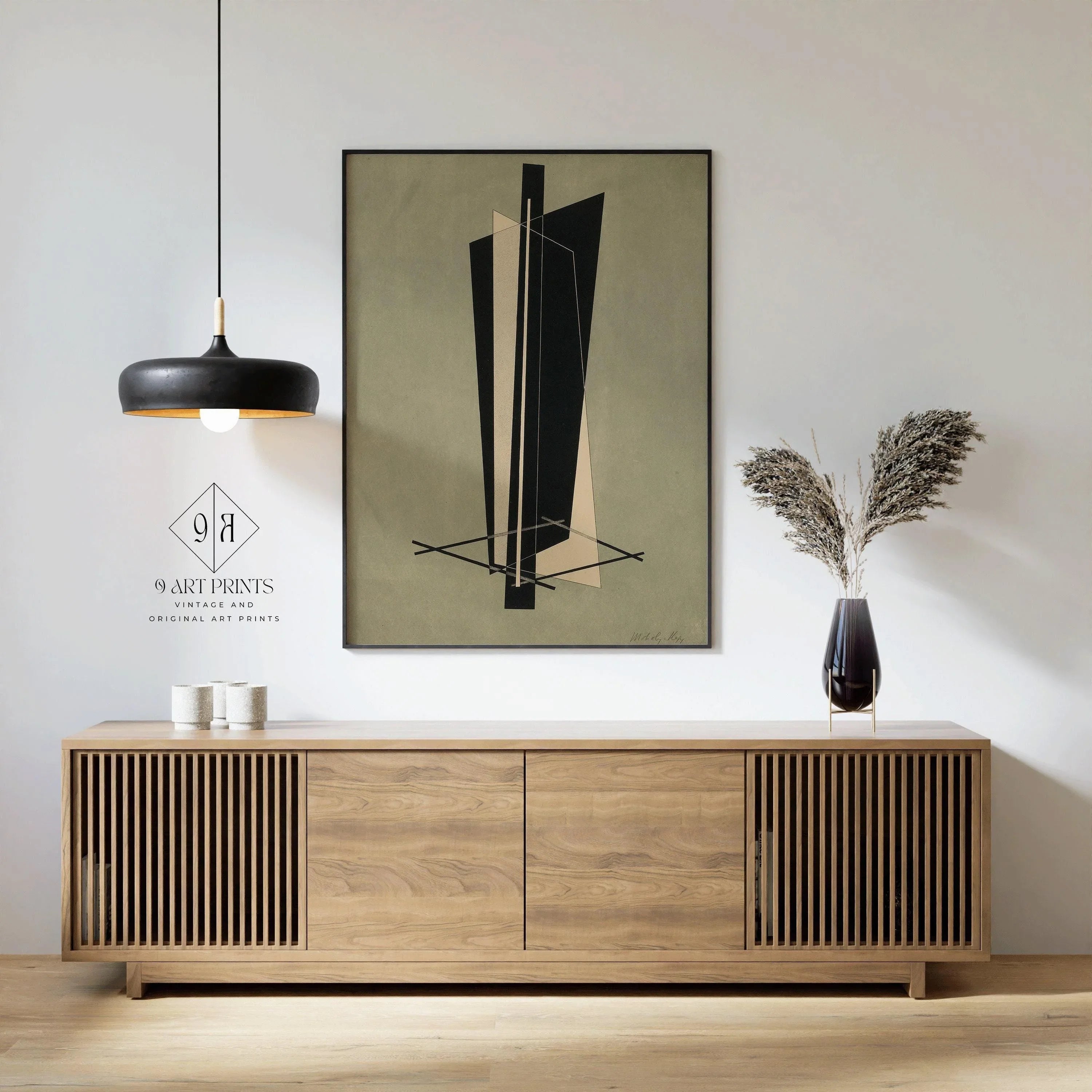 Moholy-Nagy Bauhaus Print: Kestnermappe Abstract Art (Handframed Available)