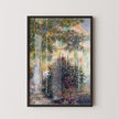 Monet's Garden at Argenteuil Print: Famous Impressionist Art