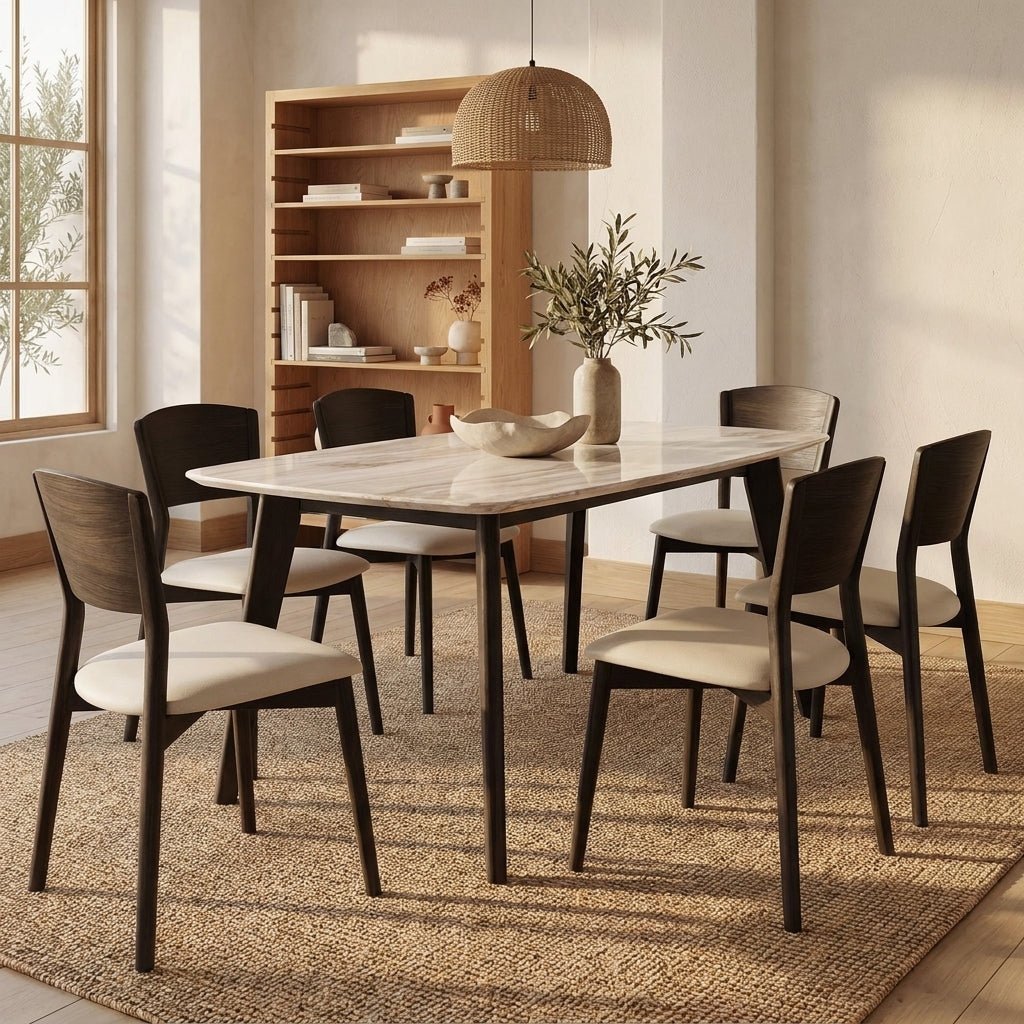 Monolith Noir Dining Set