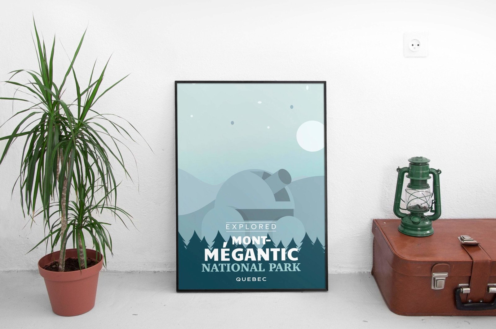 Mont-Megantic National Park 'Explored' Poster, Canada Parks