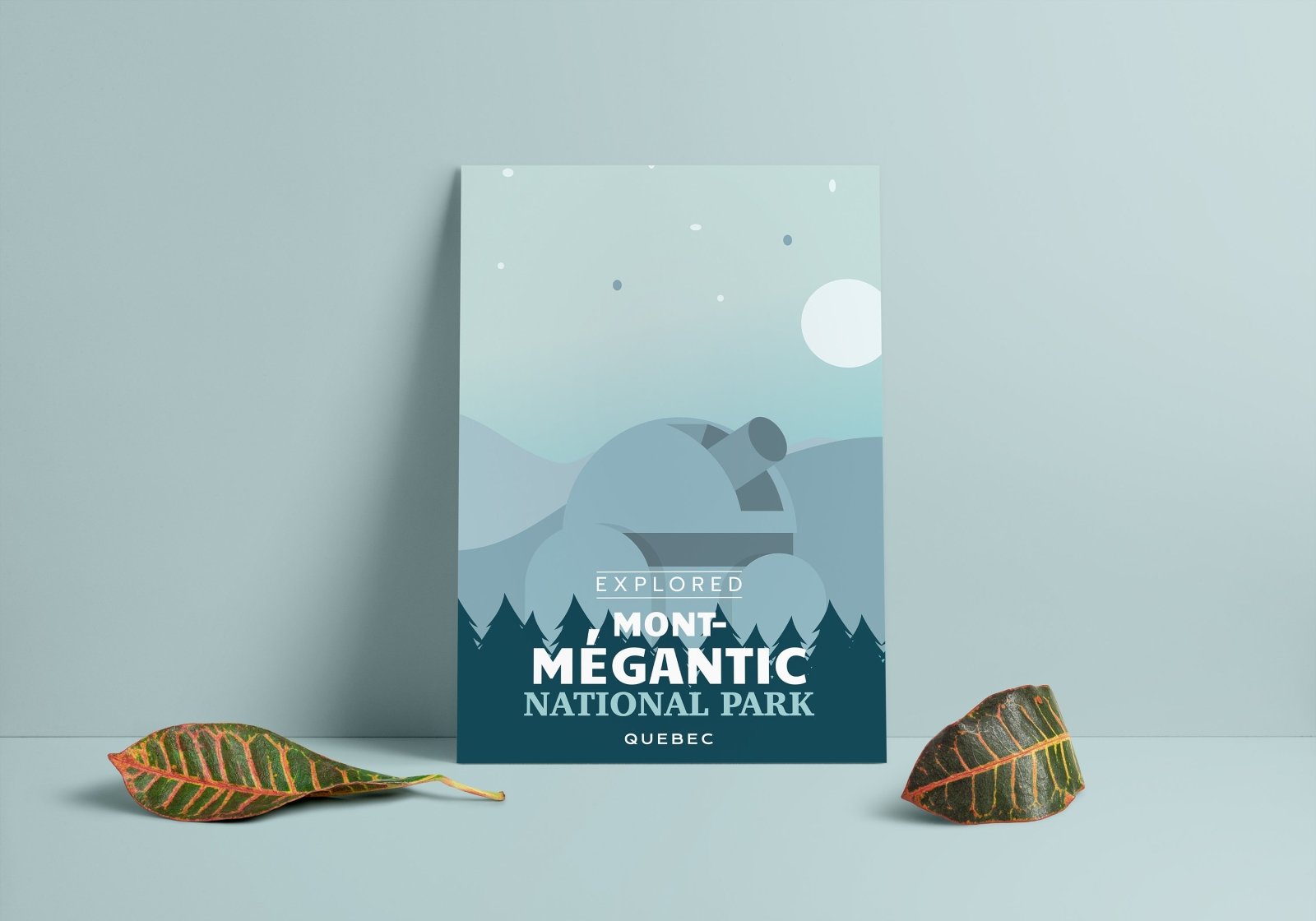 Mont-Megantic National Park 'Explored' Poster, Canada Parks