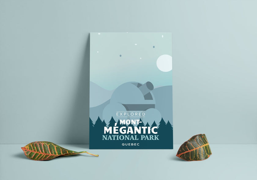Mont-Megantic National Park 'Explored' Poster, Canada Parks