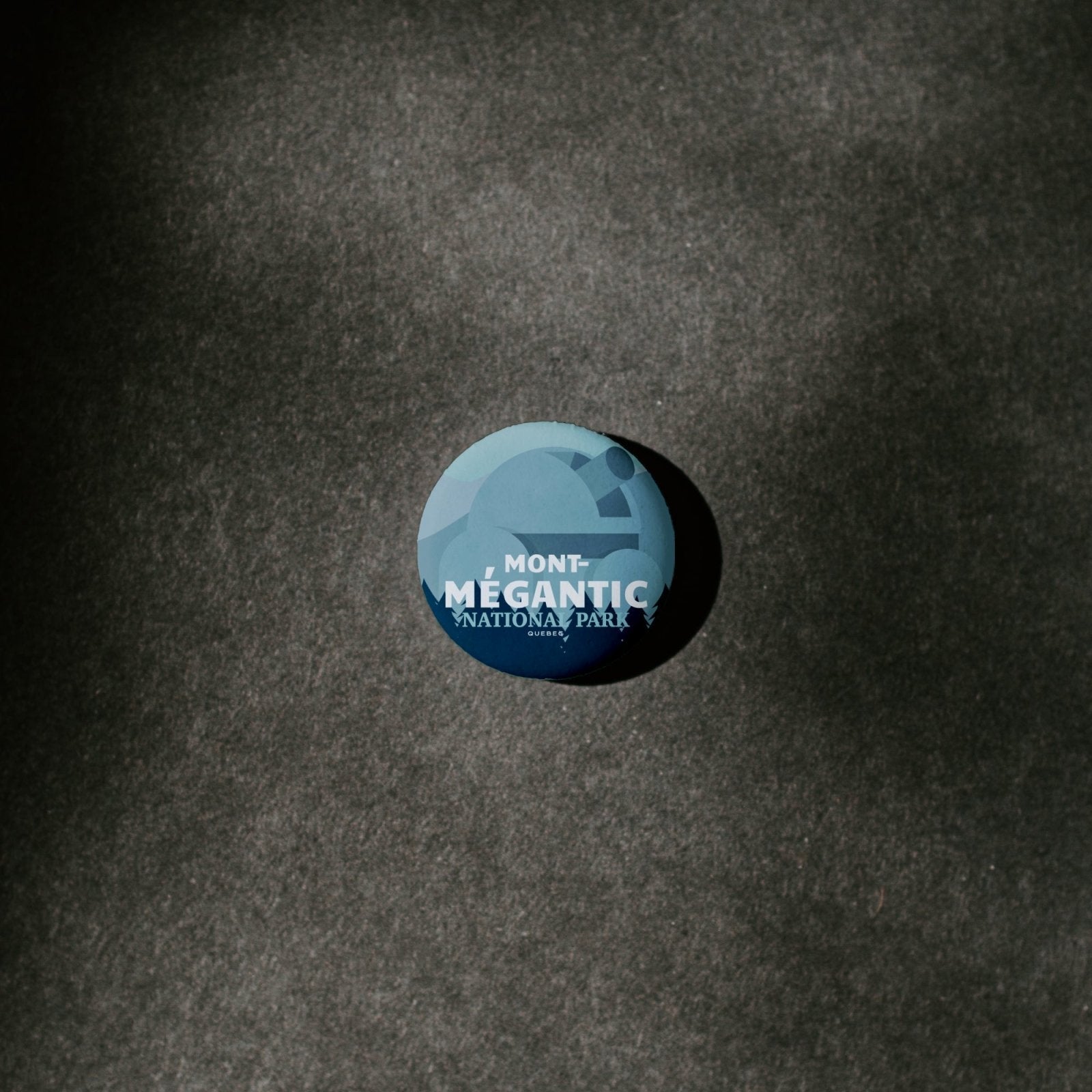 Mont-Megantic National Park of Quebec Pinback Button, Canada Parks