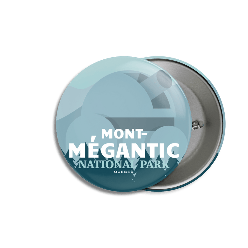 Mont-Megantic National Park of Quebec Pinback Button, Canada Parks