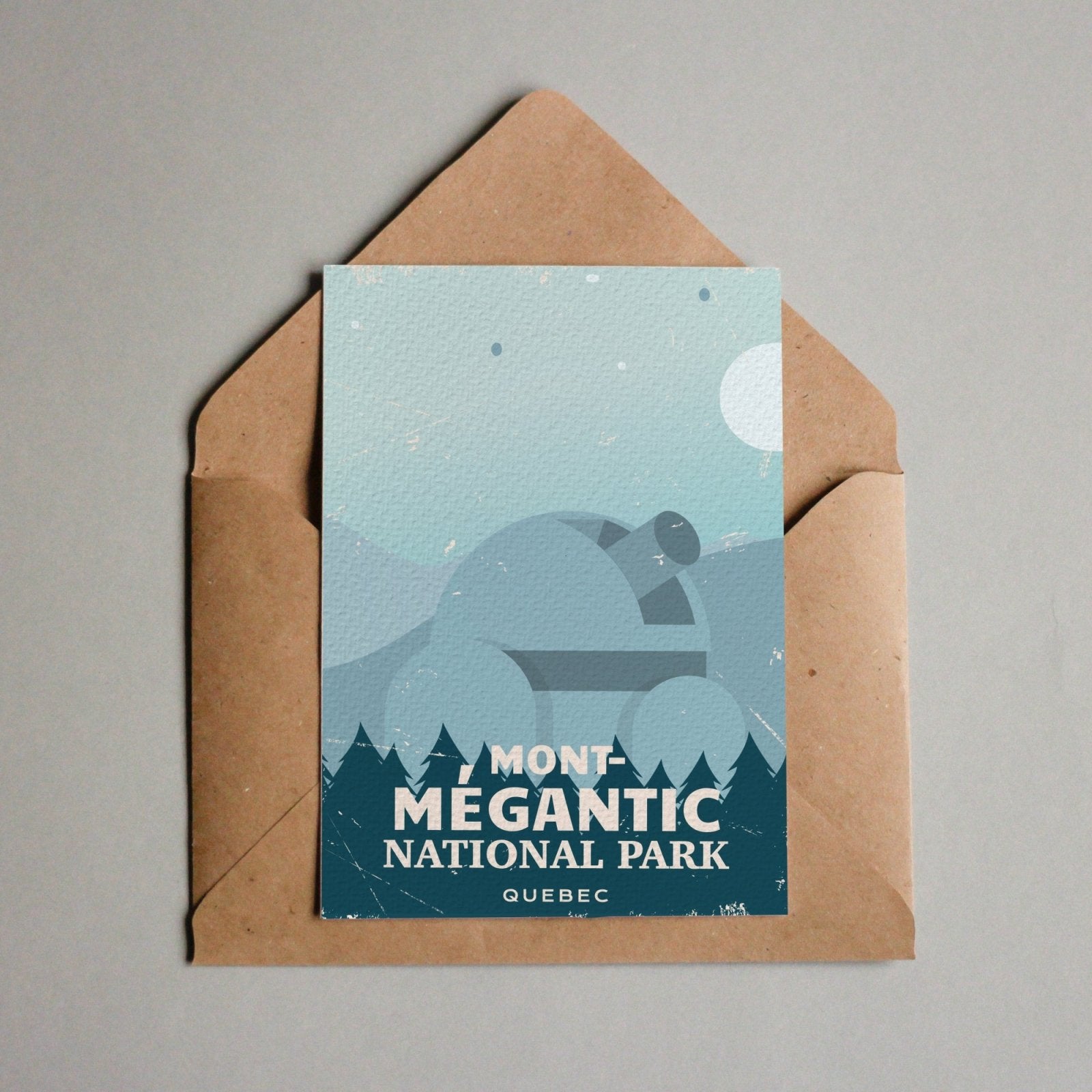 Mont-Megantic Quebec National Park Postcard, Canada Parks