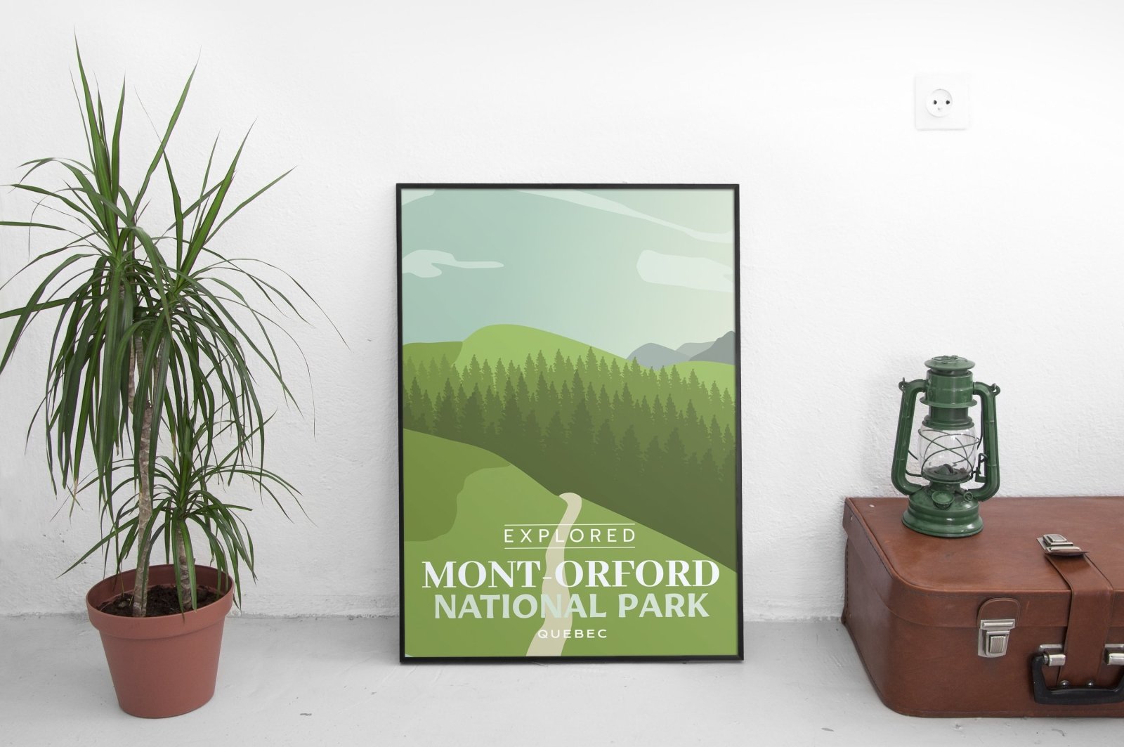 Mont-Orford National Park 'Explored' Poster, Canada Parks