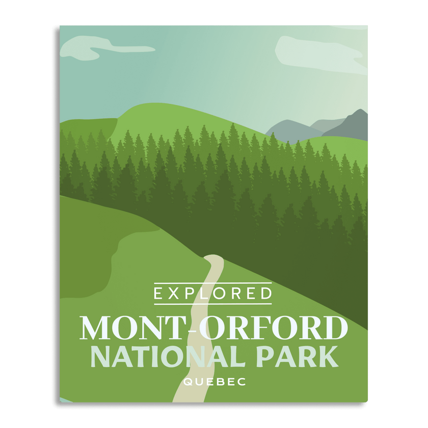 Mont-Orford National Park 'Explored' Poster, Canada Parks
