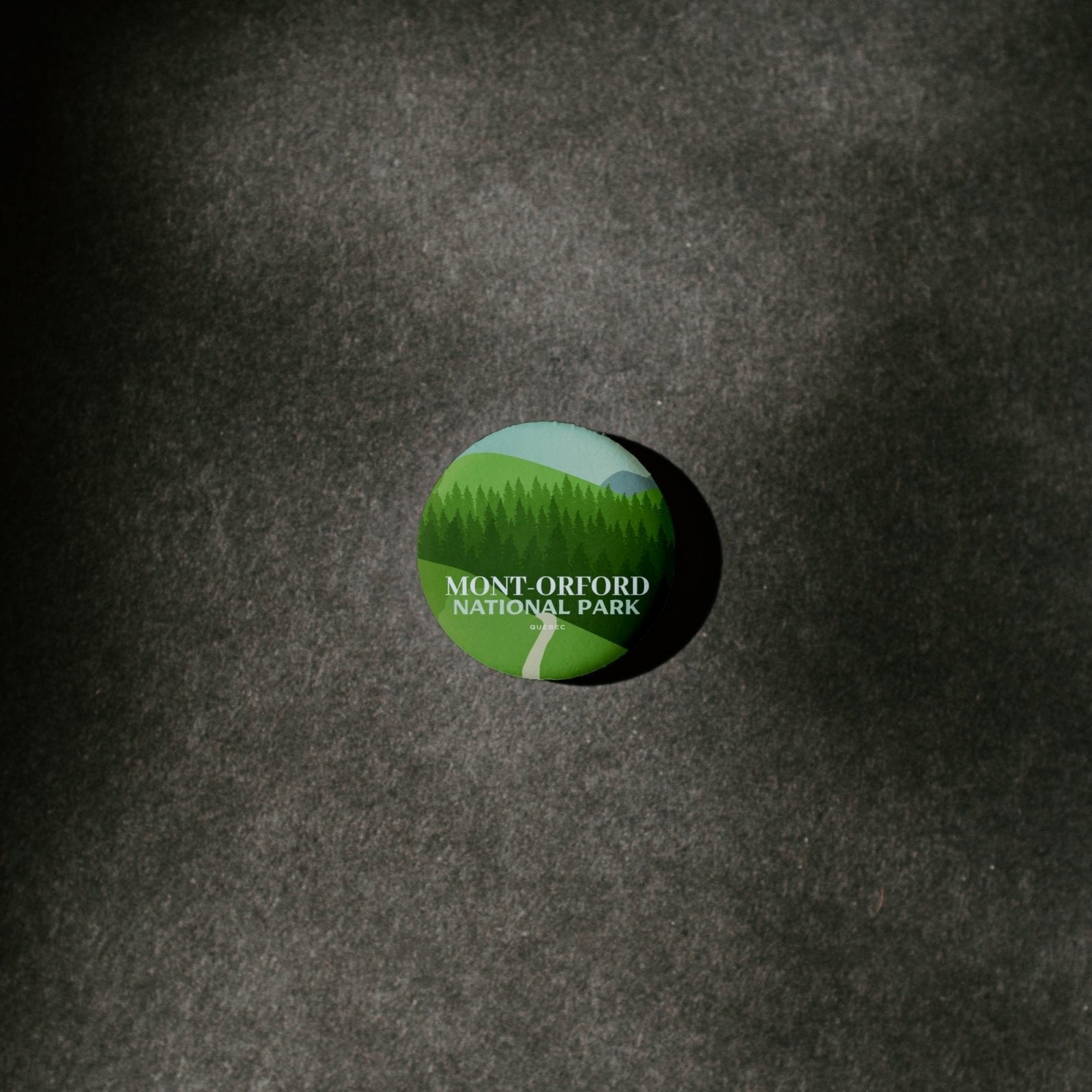 Mont-Orford National Park of Quebec Pinback Button, Canada Parks