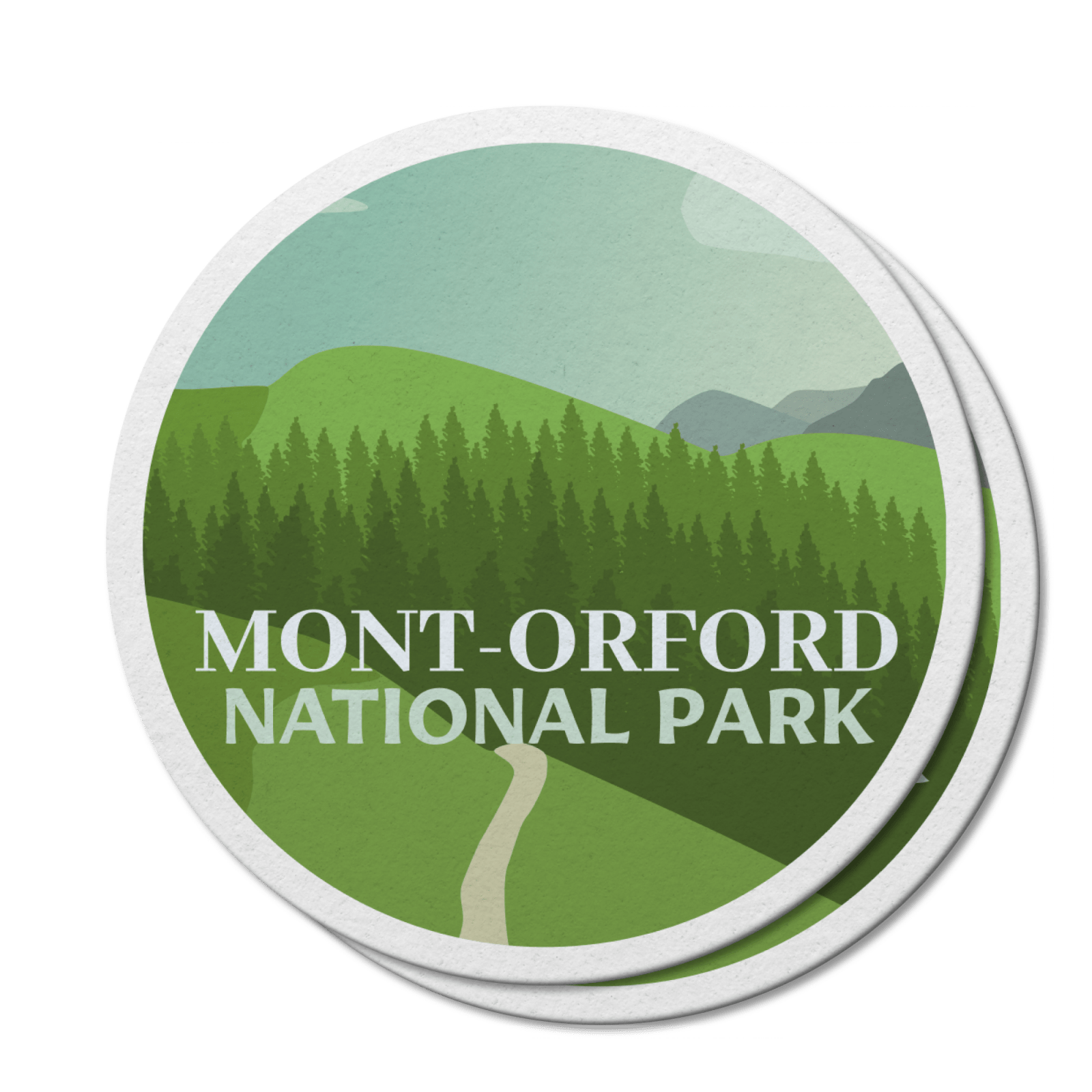 Mont-Orford Quebec National Park Waterproof Vinyl Sticker, Canada Parks