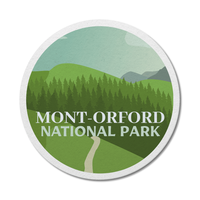 Mont-Orford Quebec National Park Waterproof Vinyl Sticker, Canada Parks