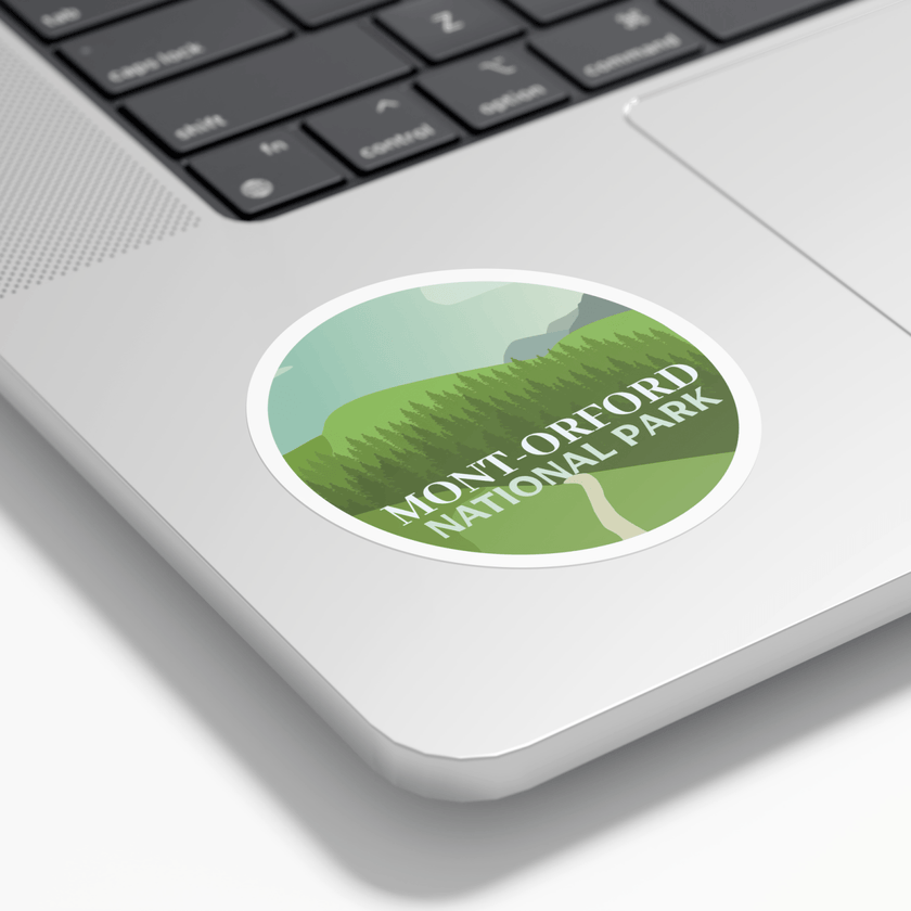 Mont-Orford Quebec National Park Waterproof Vinyl Sticker, Canada Parks