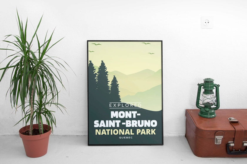 Mont-Saint-Bruno National Park 'Explored' Poster, Canada Parks