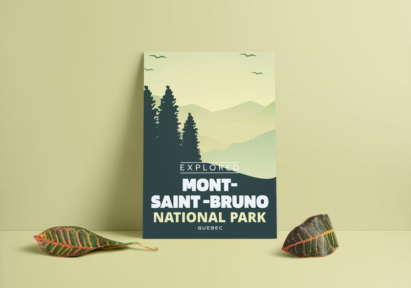 Mont-Saint-Bruno National Park 'Explored' Poster, Canada Parks