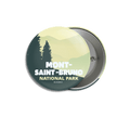 Mont-Saint-Bruno National Park of Quebec Pinback Button, Canada Parks