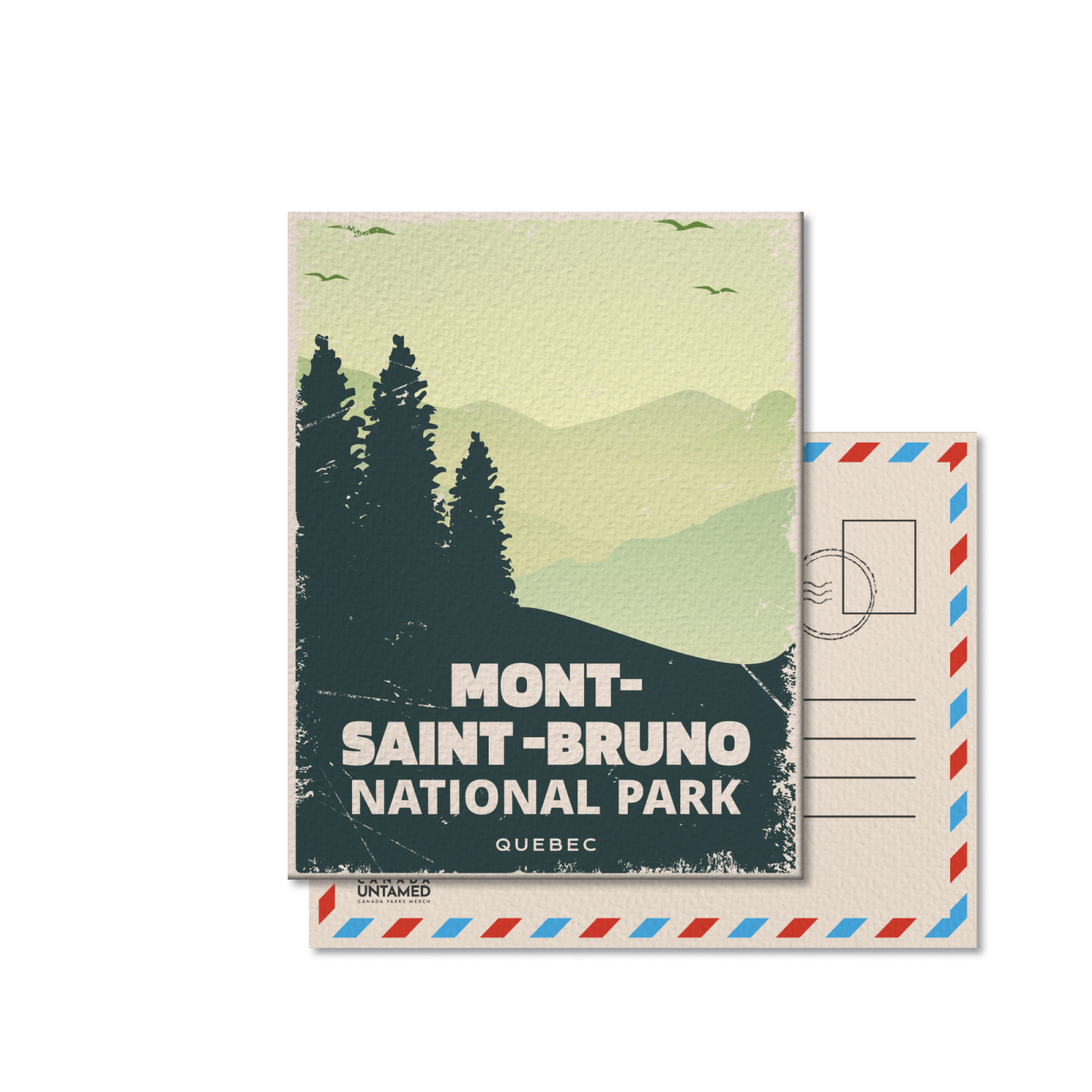 Mont-Saint-Bruno Quebec National Park Postcard, Canada Parks