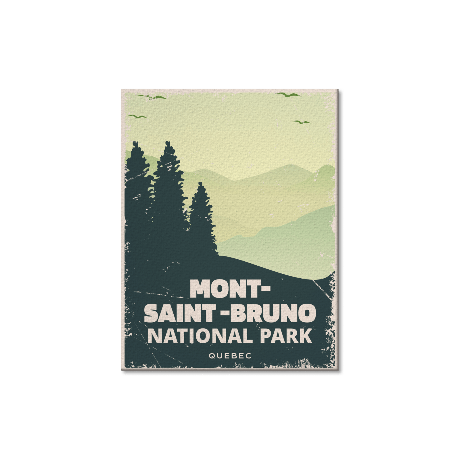Mont-Saint-Bruno Quebec National Park Postcard, Canada Parks