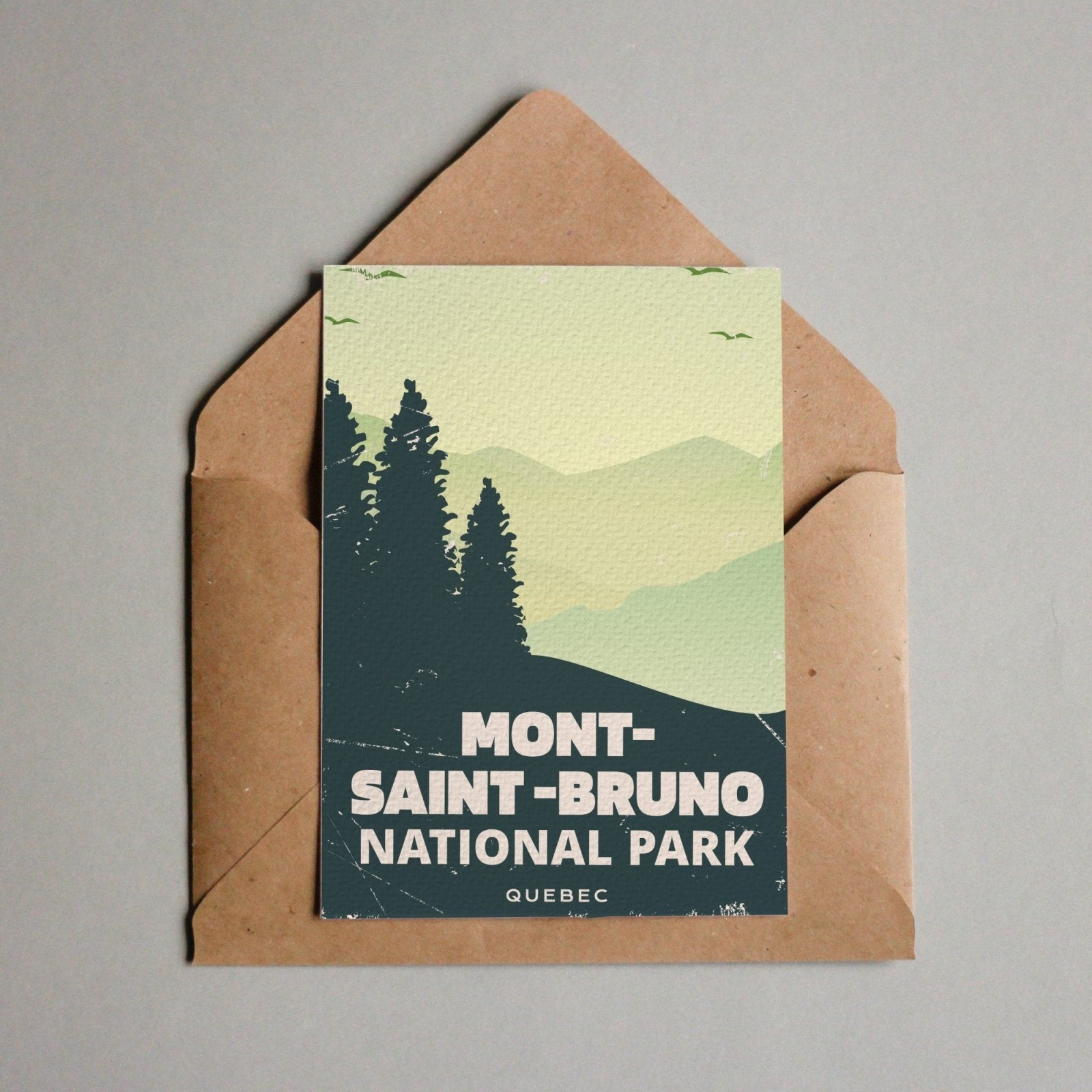 Mont-Saint-Bruno Quebec National Park Postcard, Canada Parks
