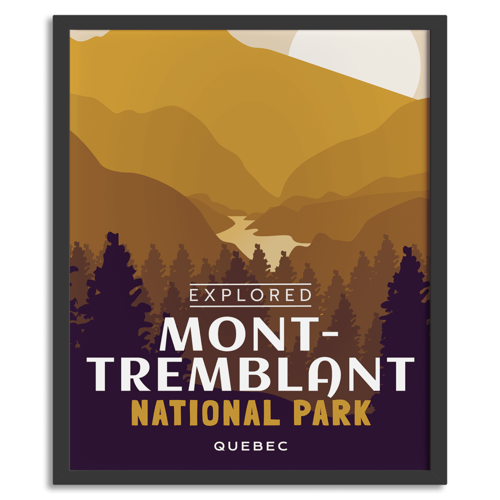 Mont Tremblant National Park 'Explored' Poster, Canada Parks