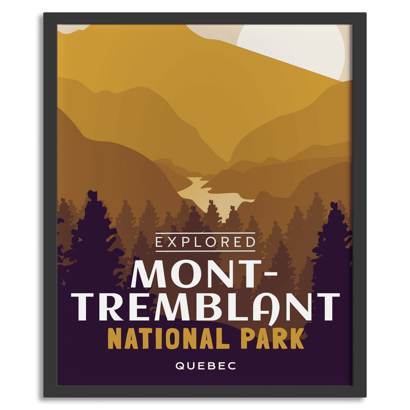 Mont Tremblant National Park 'Explored' Poster, Canada Parks
