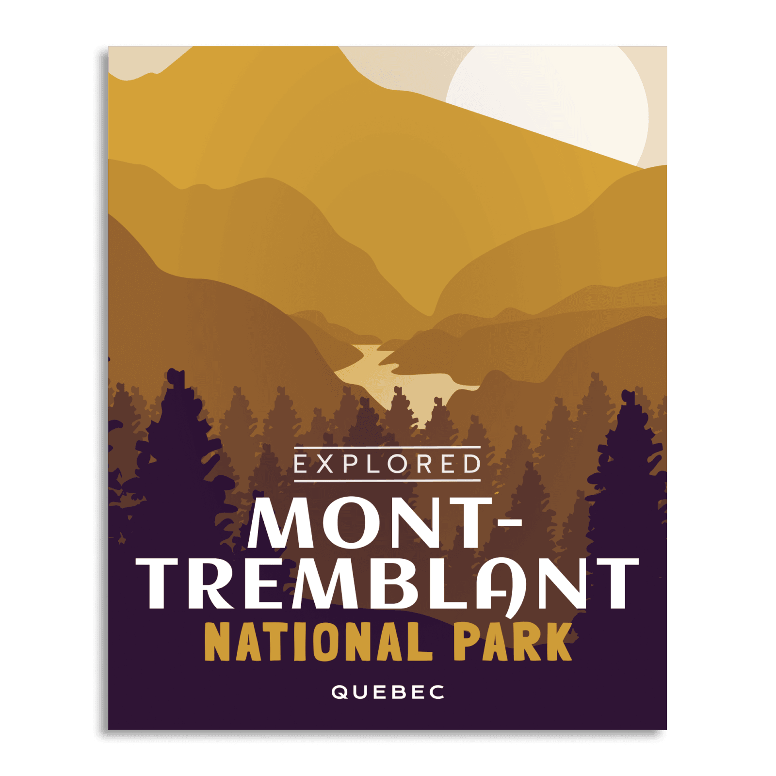 Mont Tremblant National Park 'Explored' Poster, Canada Parks
