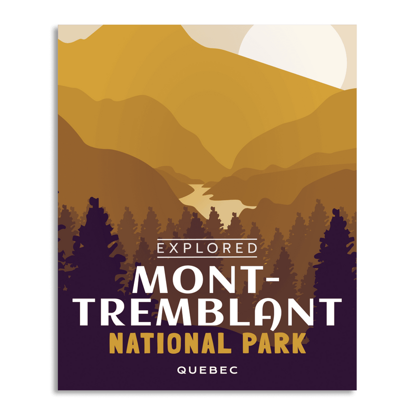 Mont Tremblant National Park 'Explored' Poster, Canada Parks