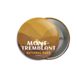 Mont-Tremblant National Park of Quebec Pinback Button, Canada Parks