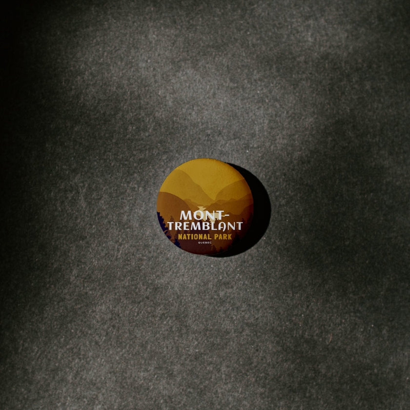 Mont-Tremblant National Park of Quebec Pinback Button, Canada Parks