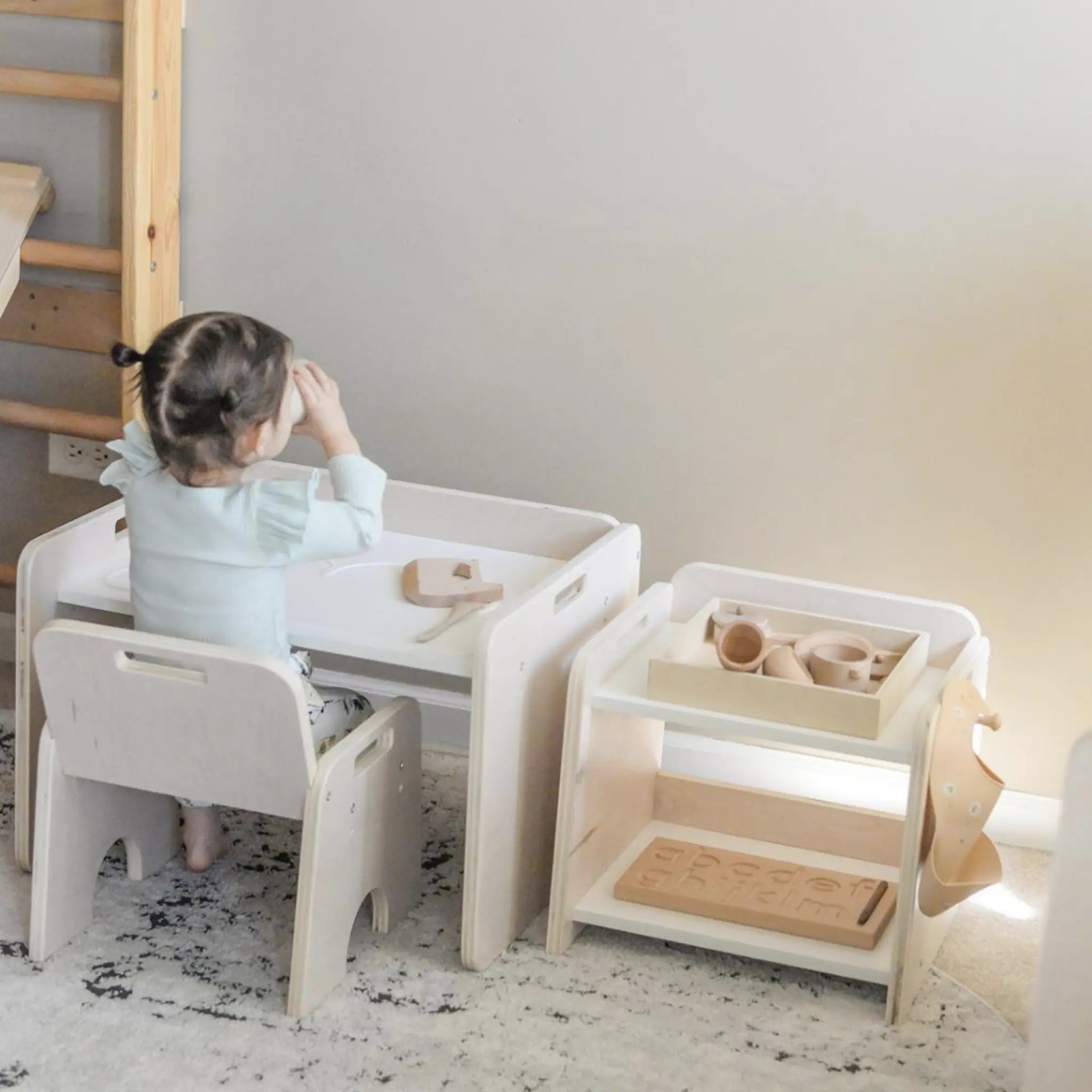 Étagère PAPAYA - Mini étagère d'organisation Montessori
