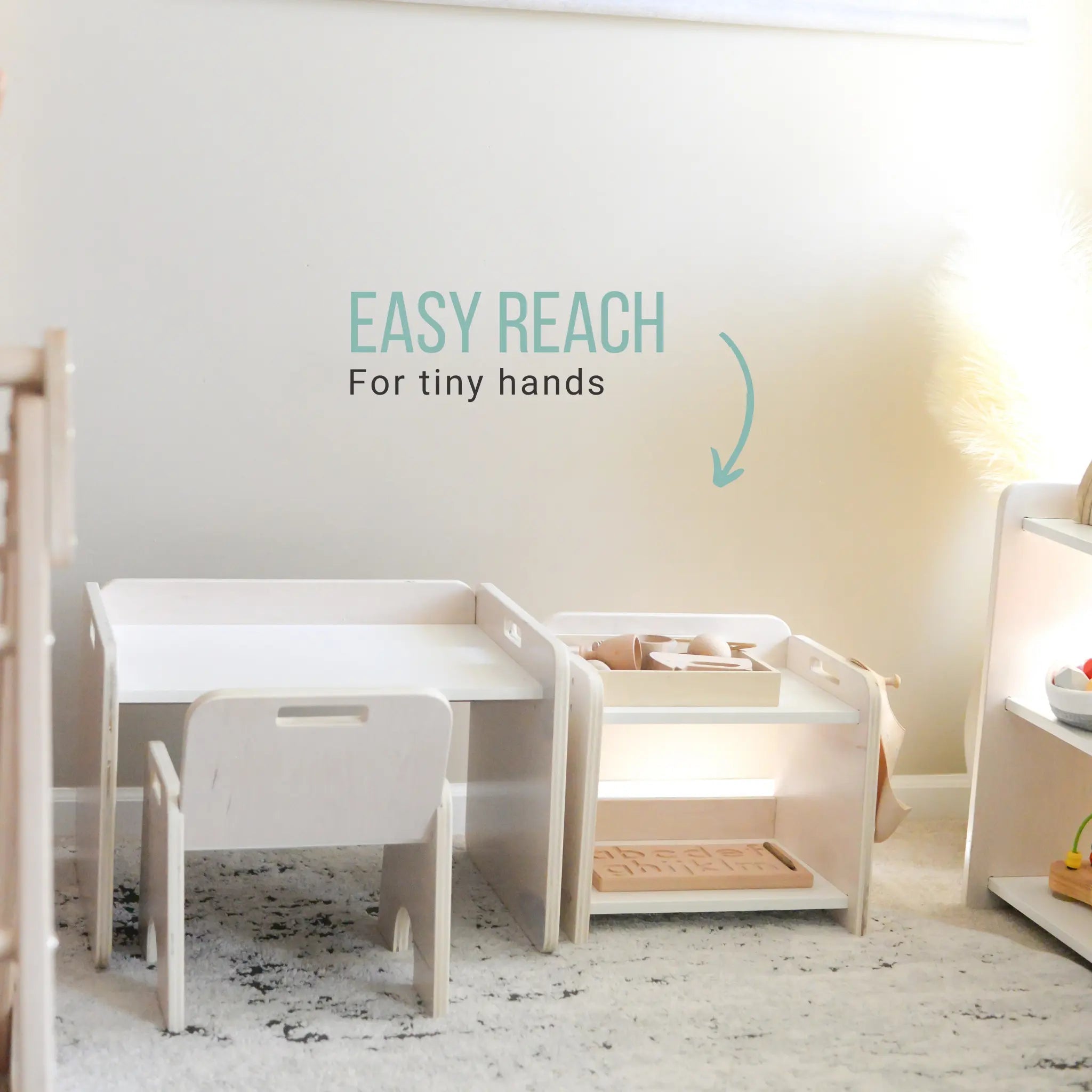 Étagère PAPAYA - Mini étagère d'organisation Montessori