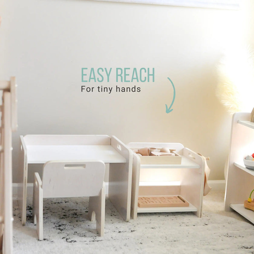 Étagère PAPAYA - Mini étagère d'organisation Montessori