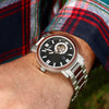 Montre Copernic en bois de noyer