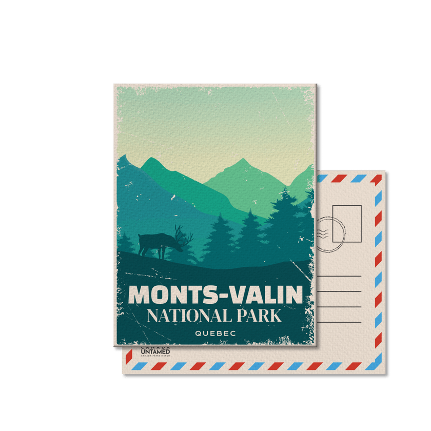 Monts-Valin Quebec National Park Postcard, Canada Parks