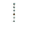 Moon Phase Wall Hanging Abstract Style, Painted Clay Home Decor