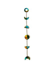 Moon Phase Wall Hanging Abstract Style, Painted Clay Home Decor