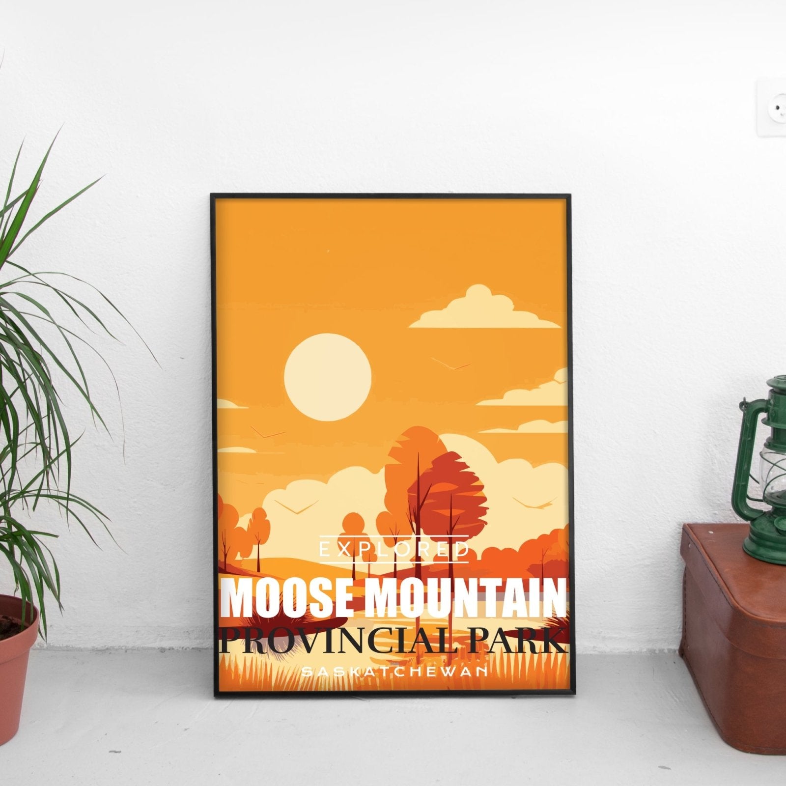 Moose Mountain Provincial Park 'Explored' Poster, Canada Parks