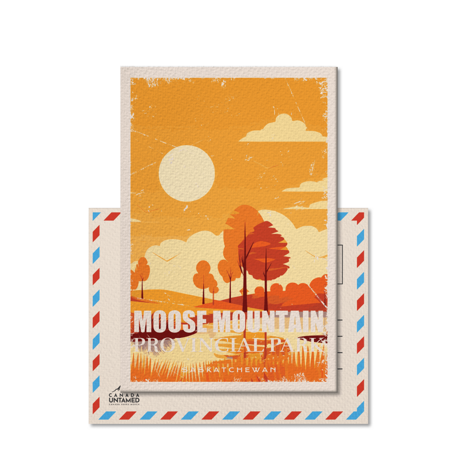 Moose Mountain Saskatchewan Provincial Park Postcard, Canada Parks