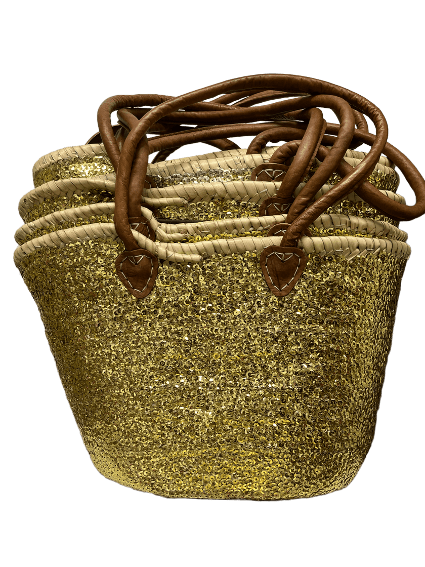 Moroccan Palm leaf women Basket Bag