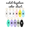 Flower Market Motel keychain
