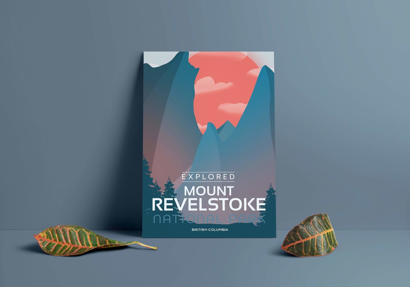 Mount Revelstoke National Park 'Explored' Poster, Canada Parks