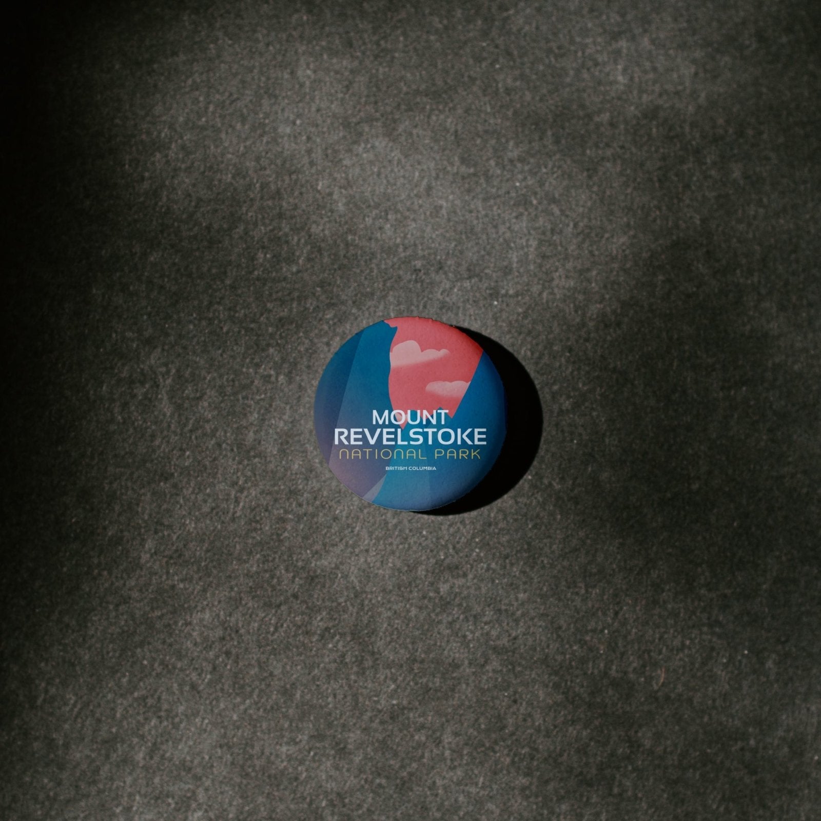 Mount Revelstoke National Park of Canada Pinback Button, Canada Parks