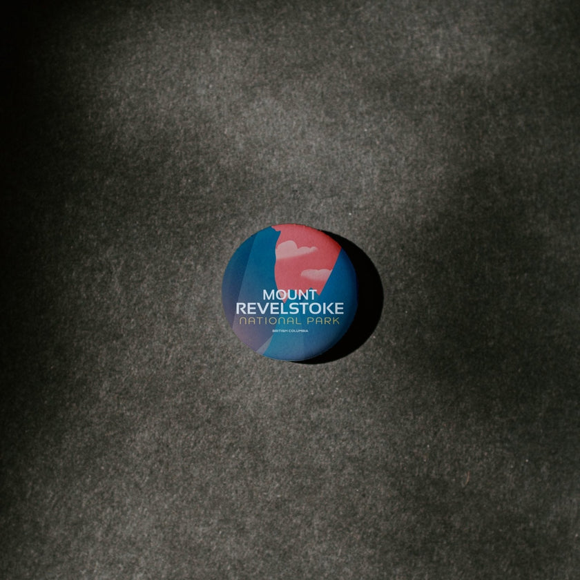 Mount Revelstoke National Park of Canada Pinback Button, Canada Parks