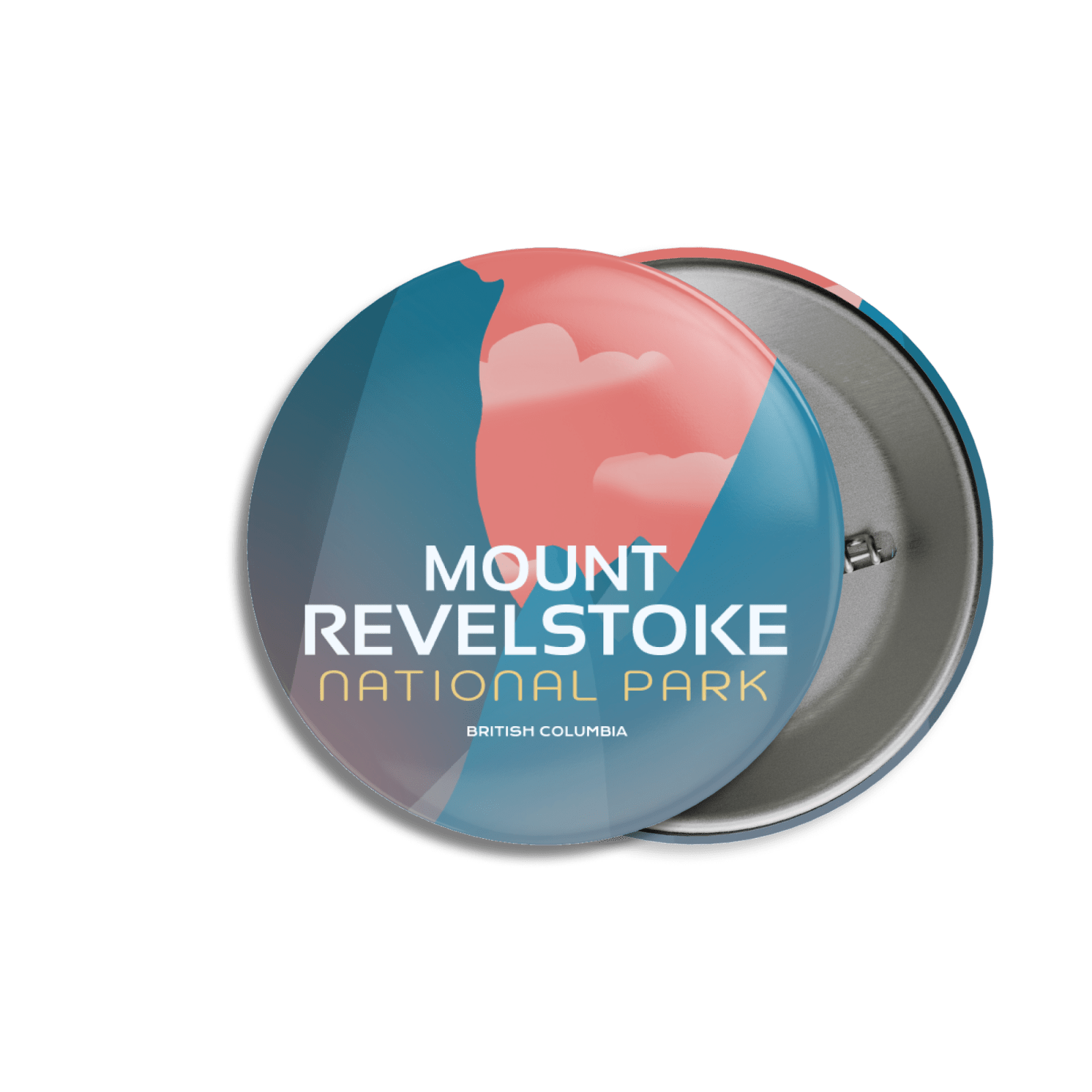Mount Revelstoke National Park of Canada Pinback Button, Canada Parks