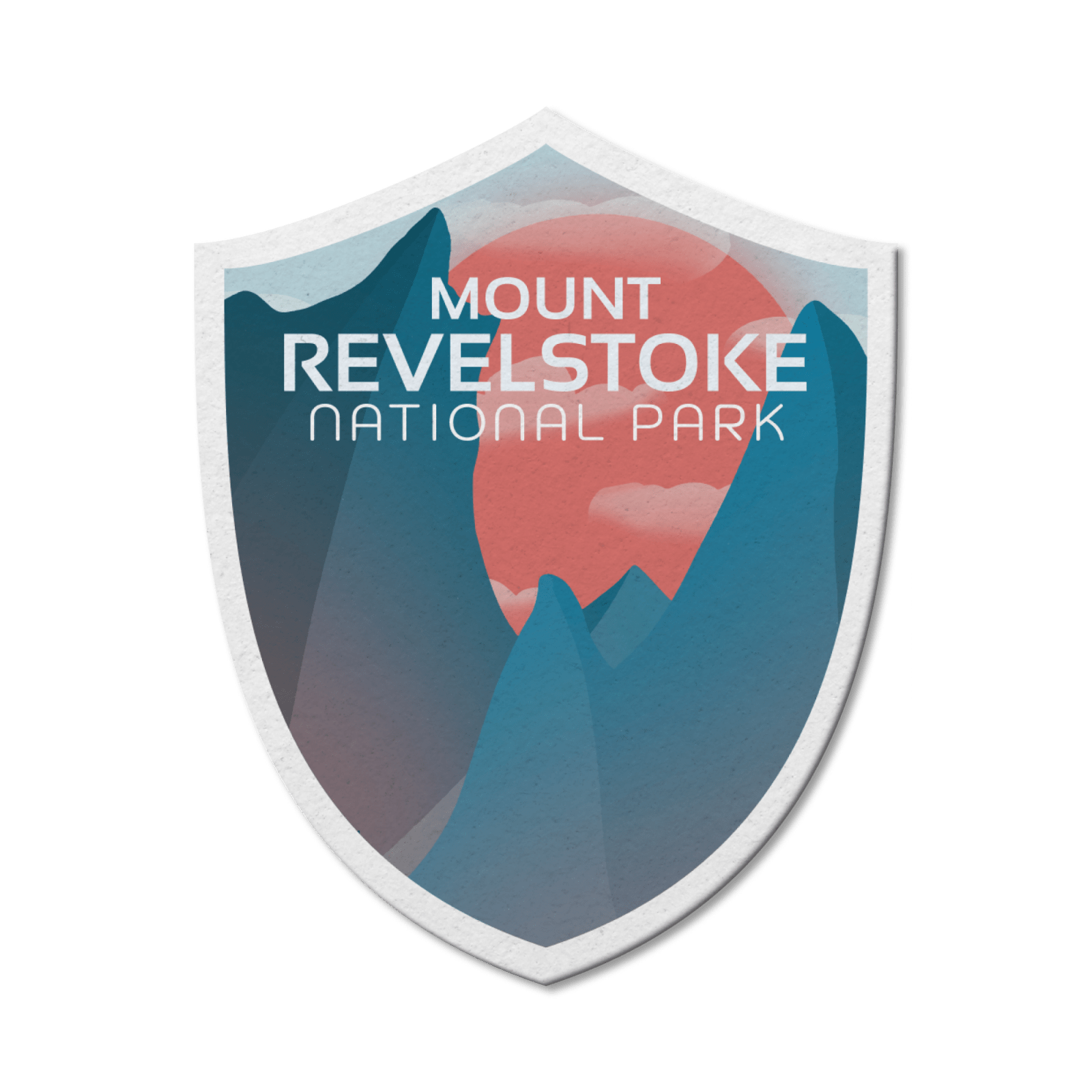 Mount Revelstoke National Park of Canada Waterproof Vinyl Sticker, Canada Parks