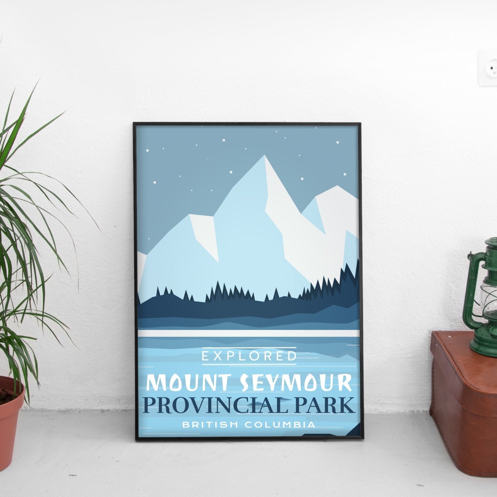 Mount Seymour Provincial Park 'Explored' Poster, Canada Parks