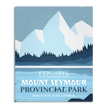 Mount Seymour Provincial Park 'Explored' Poster, Canada Parks