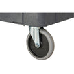 Flat-Shelf Utility Service Cart, 2 Tiers, 25-1/4