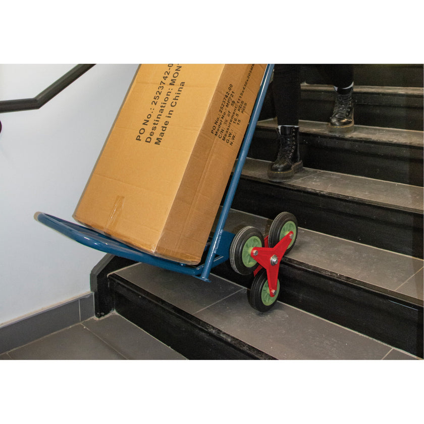 Stair Climbing Hand Truck, Steel Frame, 23-3/4